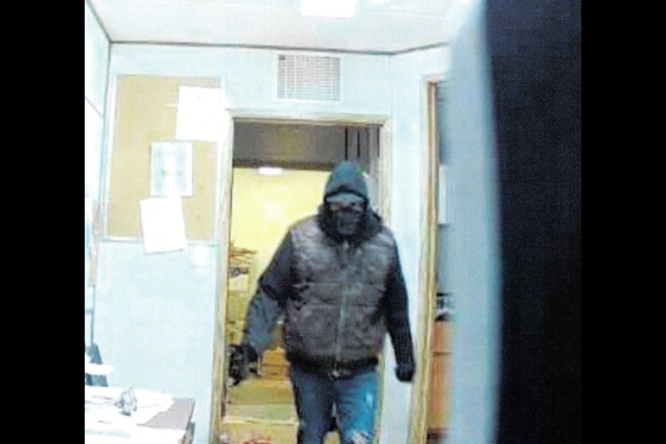 The local RCMP have released two photos in connection to a commercial property break-in on March 30. 