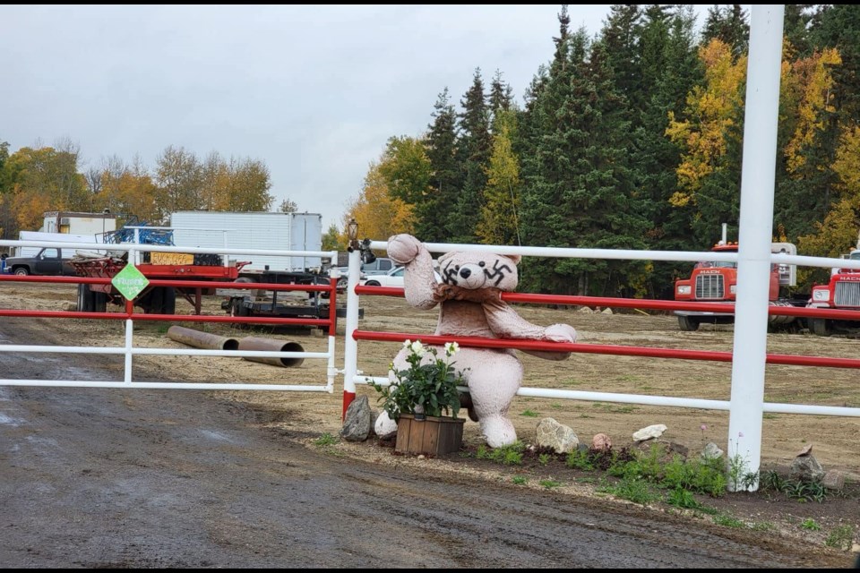 Alberta RCMP confirm that they are aware of a private property in the MD of Bonnyville that has swastikas prominently displayed in public view. RCMP members are expected to speak with the property owner about the swastika iconography.