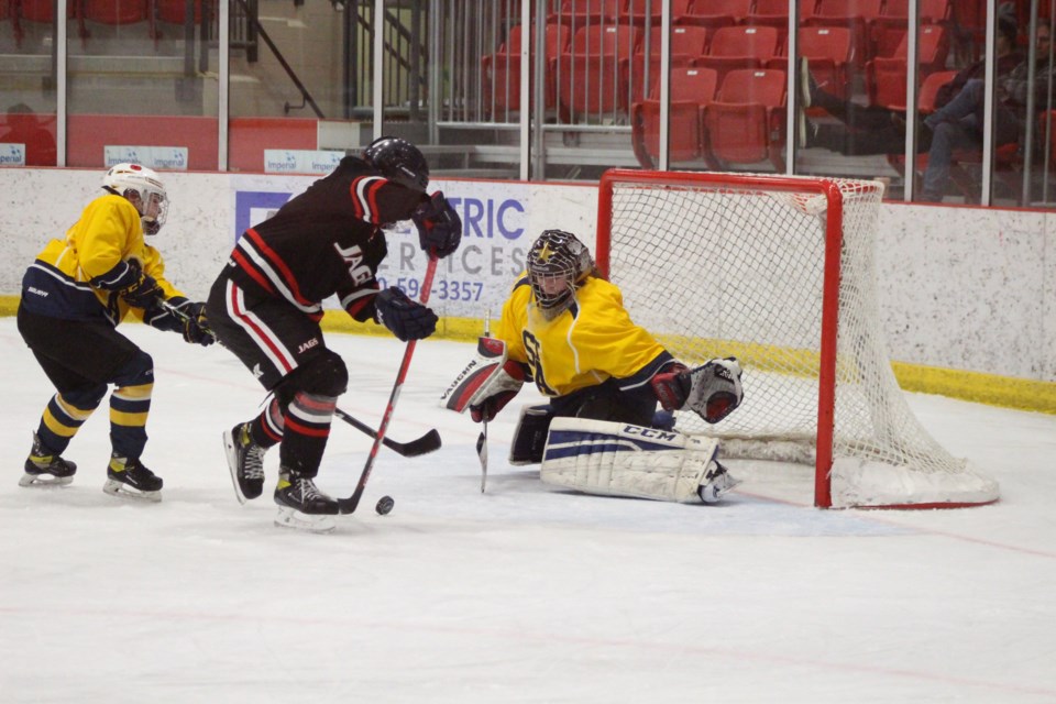 Lakeland Jaguars won the semi-final game against the St. Albert Rush 9-1 on Sunday morning.