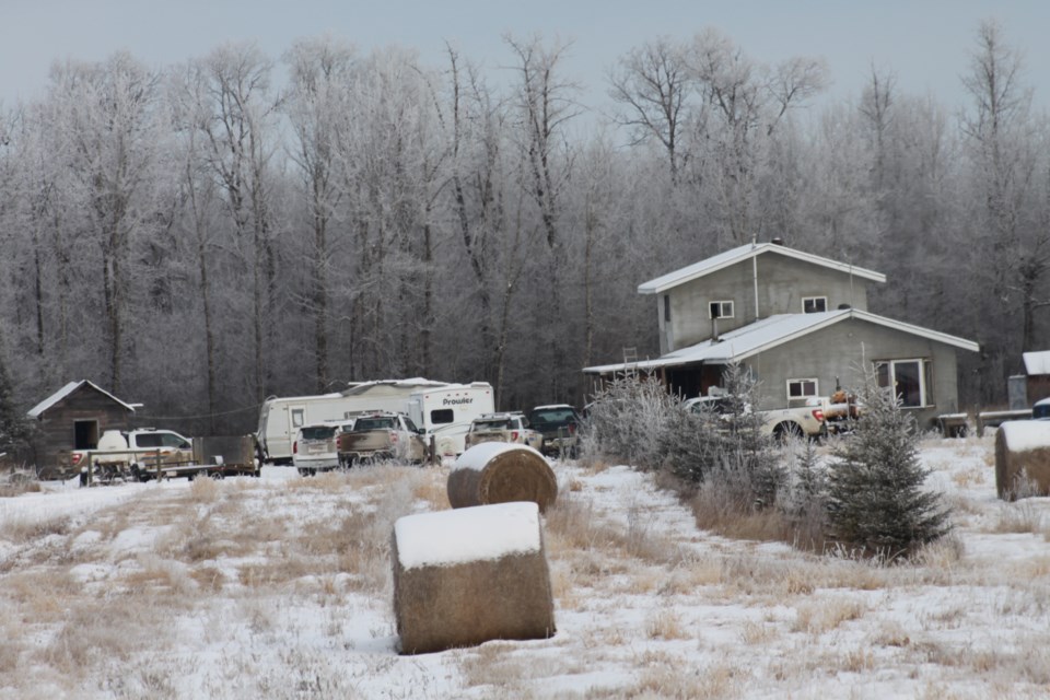 RCMP are on scene this morning at rural property south of Chicken Hill Lake in the MD of Bonnyville.