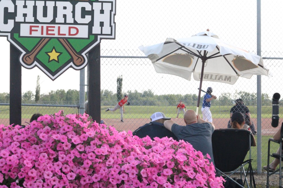 Church Field in Bonnyville was the summer-night setting for the Lakeland Minor Ball League's Tier 2 championship game between Lac La Biche and Bonnyville on Thursday. Lac La Biche won the game.