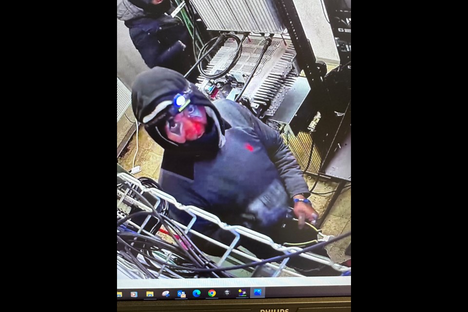 Cold Lake have released this image of suspects — including one in distinctive facepaint — from a recently reported break in.