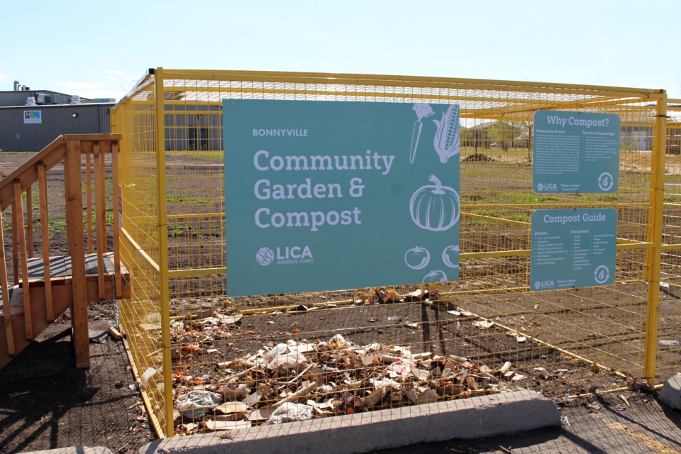 The summer will be the first growing season for the new Bonnyville Community Garden and Compost area. Photo by Robynne Henry. 