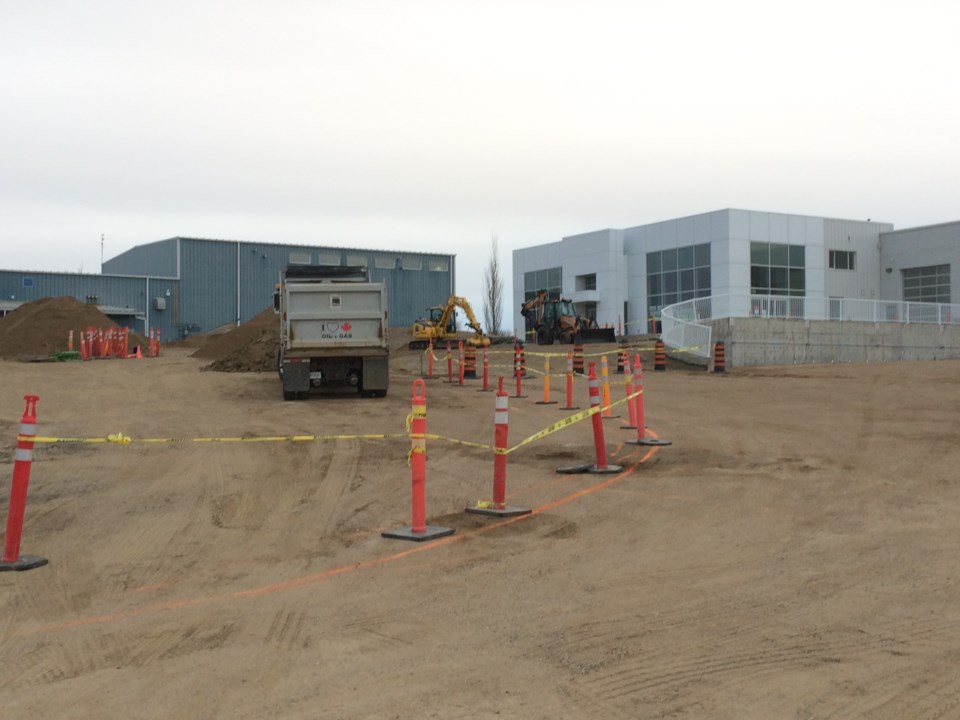 construction on fire services building ok ford