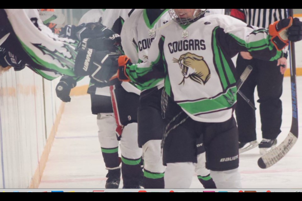 The U15 Plamondon Cougars will be on home ice for Provincial playoff games on Thursday night, Friday and Saturday. 