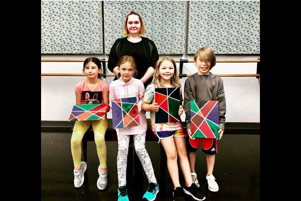 The St. Paul & District Arts Foundation has been offering creative movement dance programming this summer. Pictured is one of the groups that took part. 