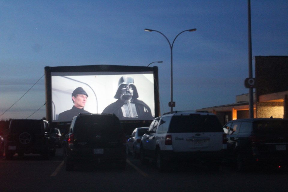 Star Wars Episode IV was the  drive-in movie at the Bold Center on Friday night. The movie was the last in the summer series of outdoor shows hosted by the Lac La Biche County Bold Center.
