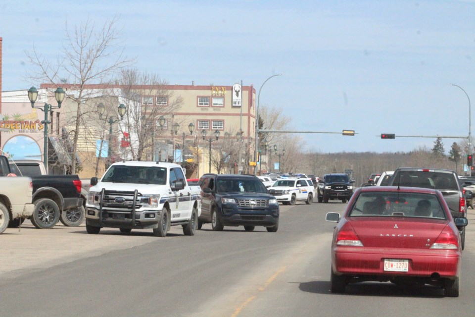 Lac La Biche RCMP and community peace officers were busy last week along Main Street, targeting seatbelts and distracted driving.