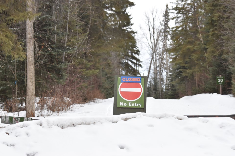 New signage at Sir Winston Churchill Provincial Park.