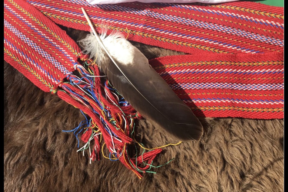 The traditional eagle feather is part of the customs and traditions of the Indigenous culture that wll be expanded at Portage College with the creation of a new smudging room.