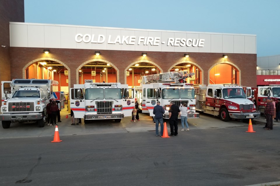 The Cold Lake South fire hall was open to the public on Oct. 10.