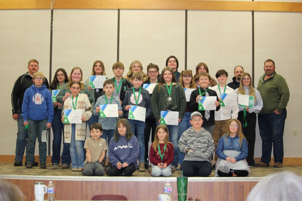 Members of the Goodridge 4-H Beef Club took part in their annual public speaking day on Feb. 25.