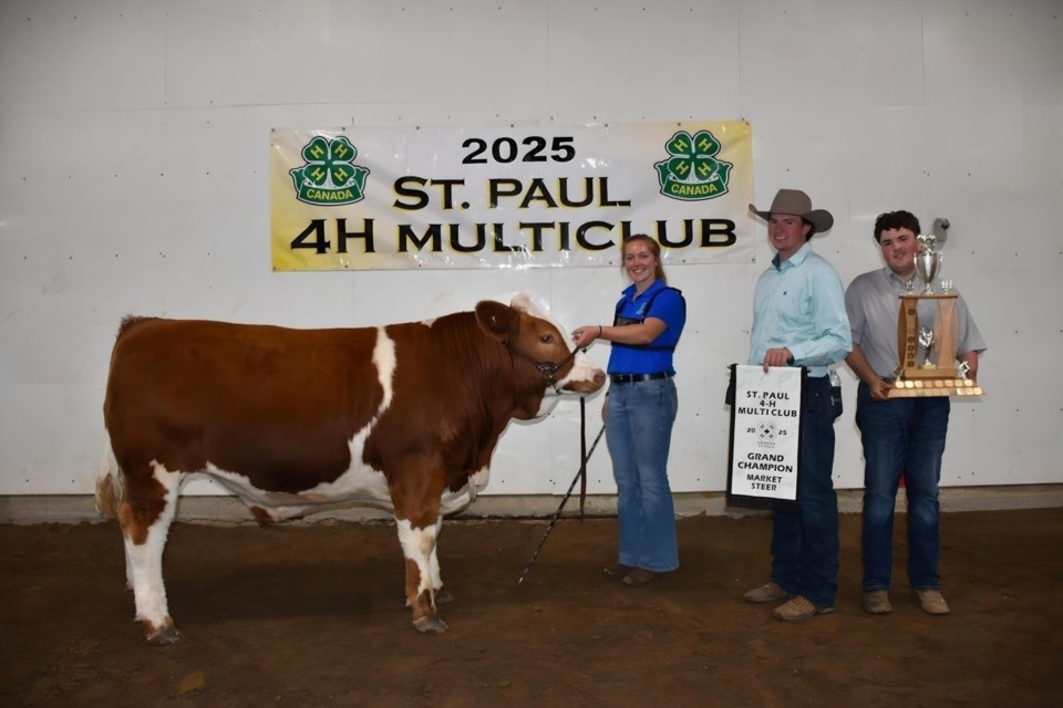 This year's St. Paul 4-H Multi-Club's Grand Champion went to Mercedes Trefenanko.