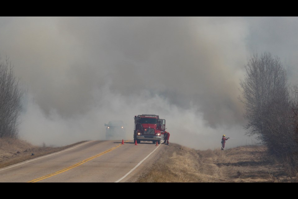 Fire crews have been busy keeping residents and motorists safe during a very dry early fire season across Lac La Biche County.