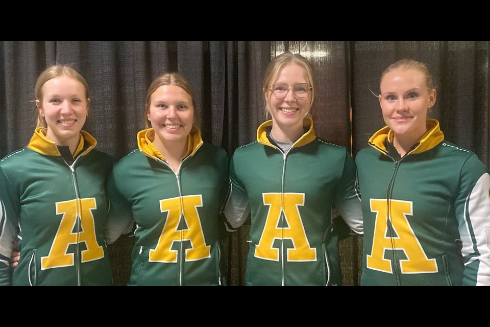 Team Gray-Withers - Zoe Cinnamon, Brianna Cullen, Catherine Clifford and Serena Gray-Withers. (Team also includes Amanda St. Laurent.) 