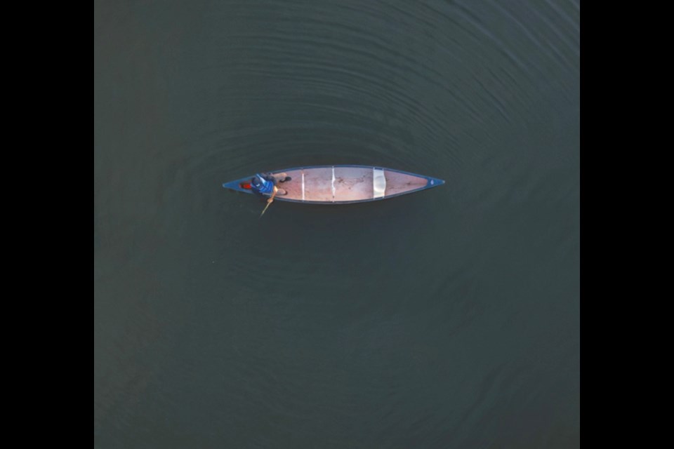 Tourism promoters are hoping a single canoe and its occupant on the still waters of a Lac La Biche Region lake will offer a good "feeling" for tourists.