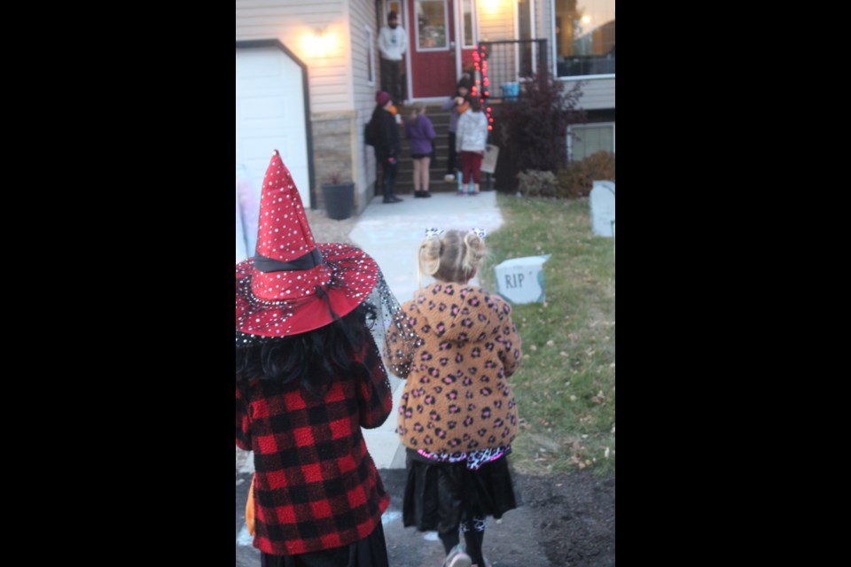 Motorists are advised to watch for little ghouls and goblins on Tuesday night.