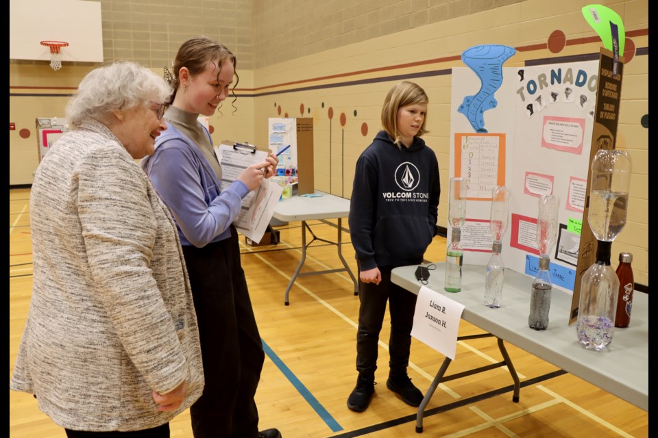 A science fair took place at Holy Cross Elementary School in Cold Lake on April 27.