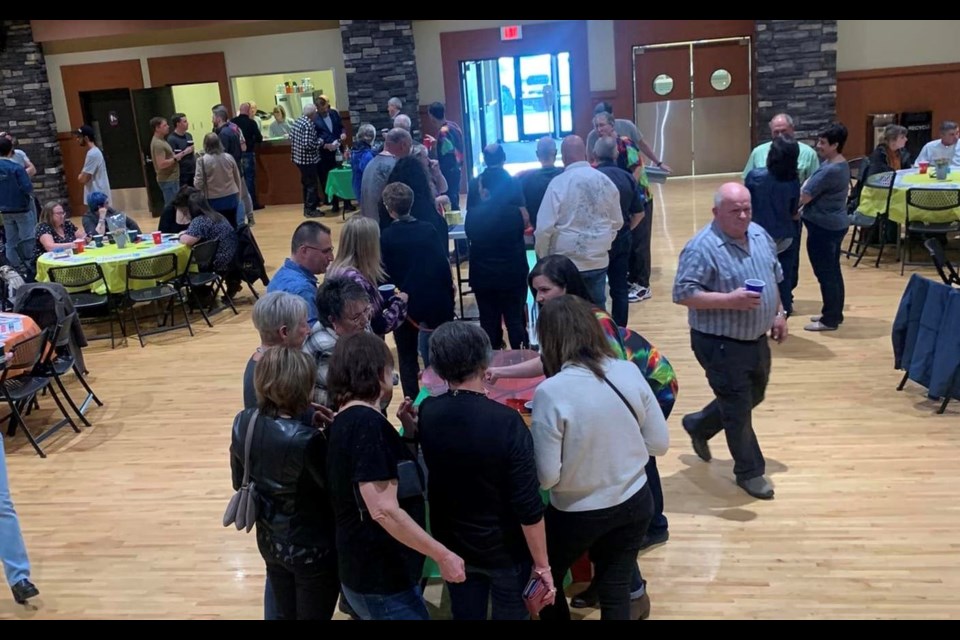 The Community Room at Lac La Biche's Bold Center drew 150 people for Friday night's Game Night fundraiser for the Lac La Biche Regional Health Foundation.