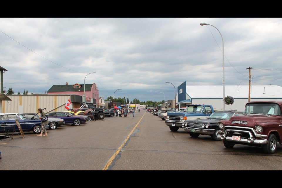 Show cars, muscle cars and antiques dating back as far as 1930 lined Main Street as Elk Point Auto Club held their Show and Shine, postponed from its usual June date.