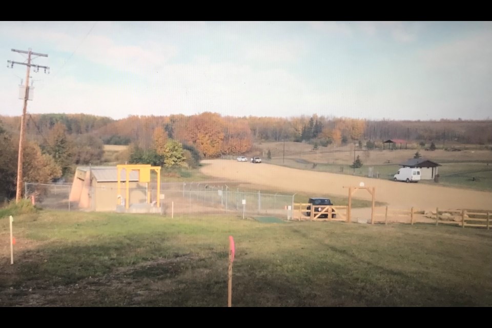 The view back to the Alexander Hamilton Park from the proposed site of a new transitional housing facility in Lac La Biche. A public information session is taking place on March 8 at McArthur Place.