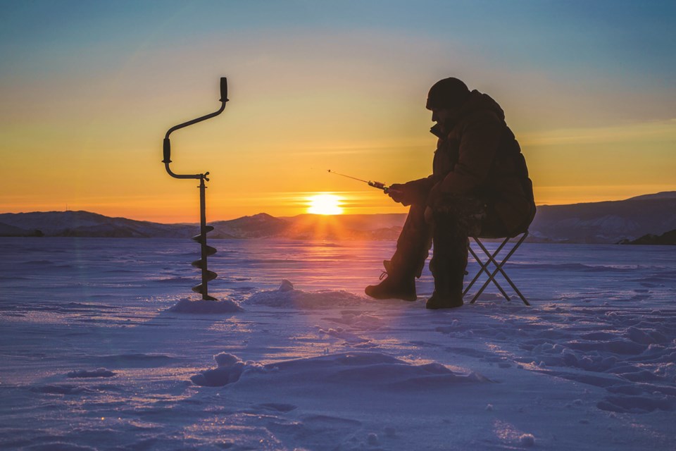 Free ice fishing is still taking place this Family Day weekend.