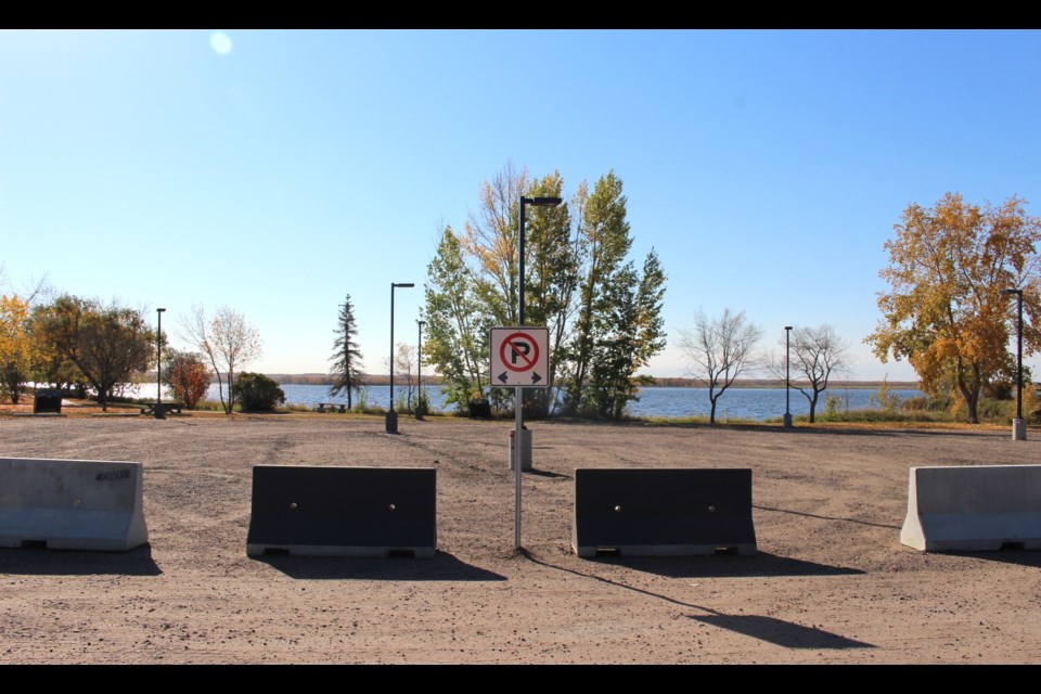 A parking lot in Bonnyville has been the topic of conversation among Town council. The parking lot has now been closed to the public with the use of cement blocks. 