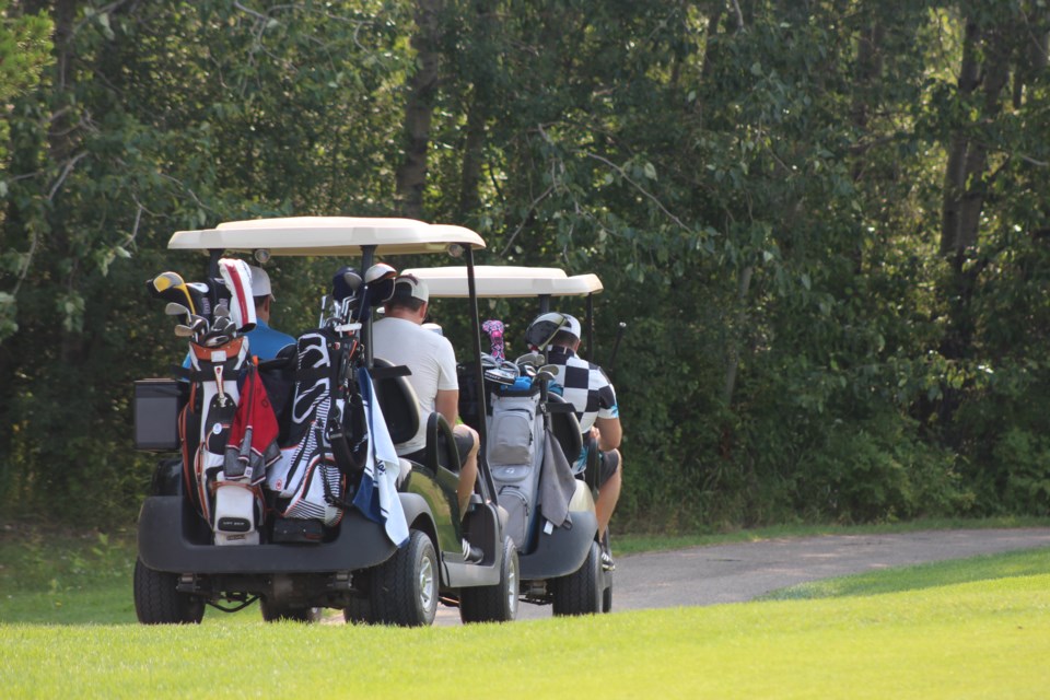 A golf tournament on July 9 helped raise funds and support for healthcare in the region. / Sara Aldred photo