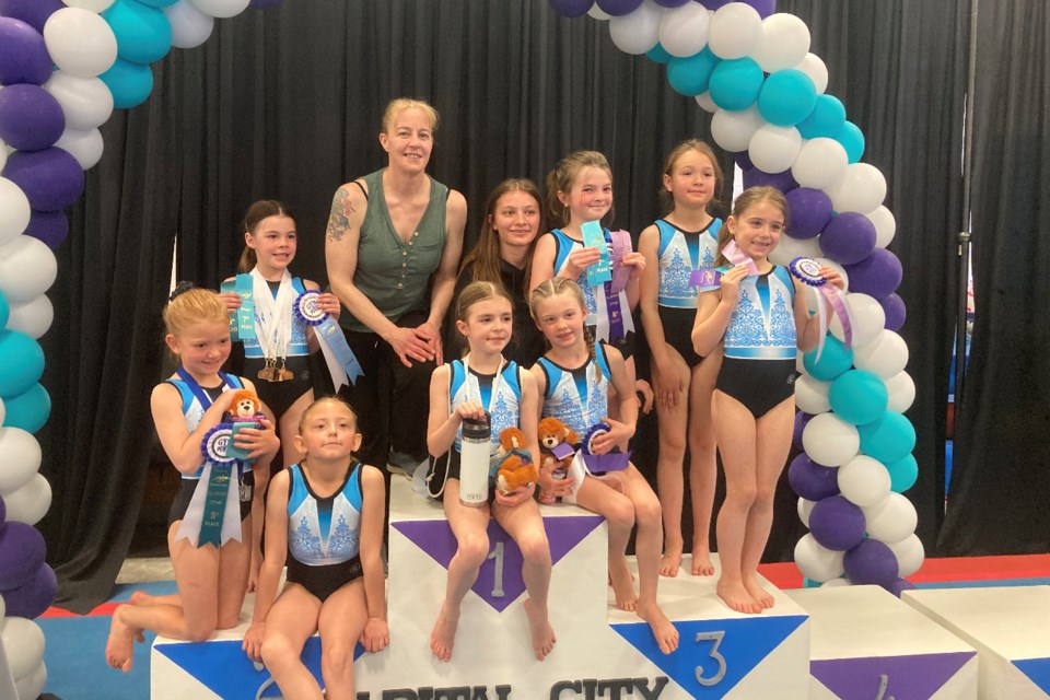 Gymnastics and coaches from the St. Paul Gymnastics Club took part in their first ever out-of-town competition over the Mother's Day weekend.