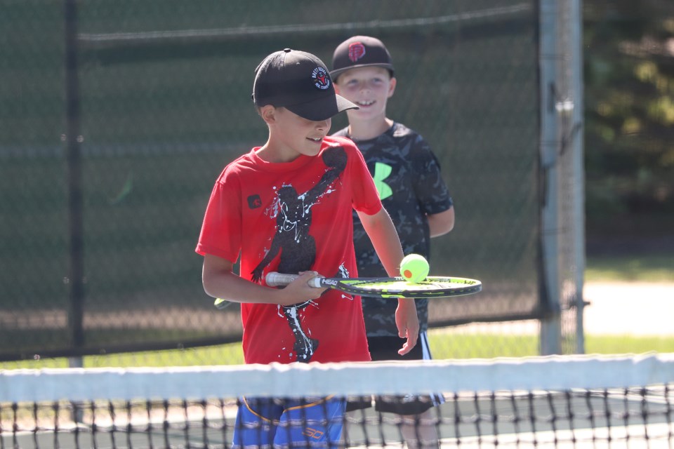 The St. Paul Tennis Club held its second week-long youth camp of the summer.
