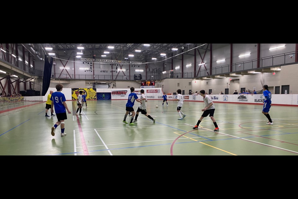 The competition is tight in the U15 boys's Lakeland league this season. On Saturday, St. Paul, Bonnyville and Cold Lake each took a win and a loss after playing each other at the C2.
