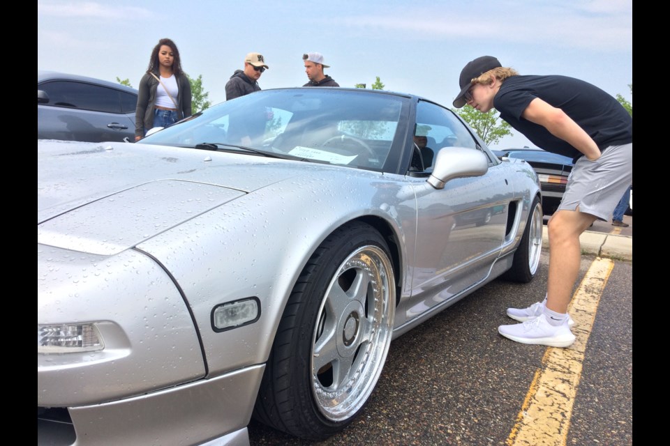  A first generation Honda NSX drew some looks at Sunday's car show in Cold Lake. The car is one of only 700 sold in Canada between 1990 and 2007