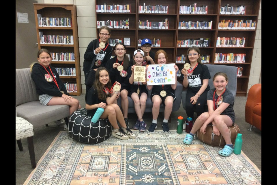 Nelson Heights Middle School finished in first place in the junior category of the Battle of the Books.