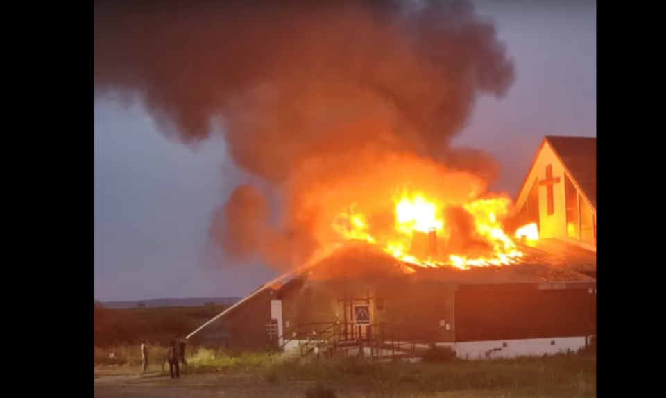 Kehewin Church Fire