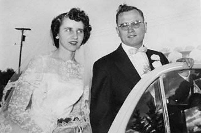 Ellen Boyko marries Adolph Leo Gargus Sept. 28, 1957. Hours later, Boyko would have the Asian flu along with many of her wedding guests.