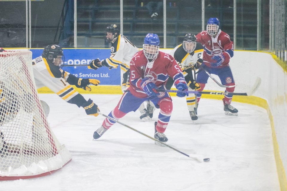 On Dec. 15, the St. Paul Jr. B. Canadiens play against the Vermilion Tigers at the Clancy Richard Arena.