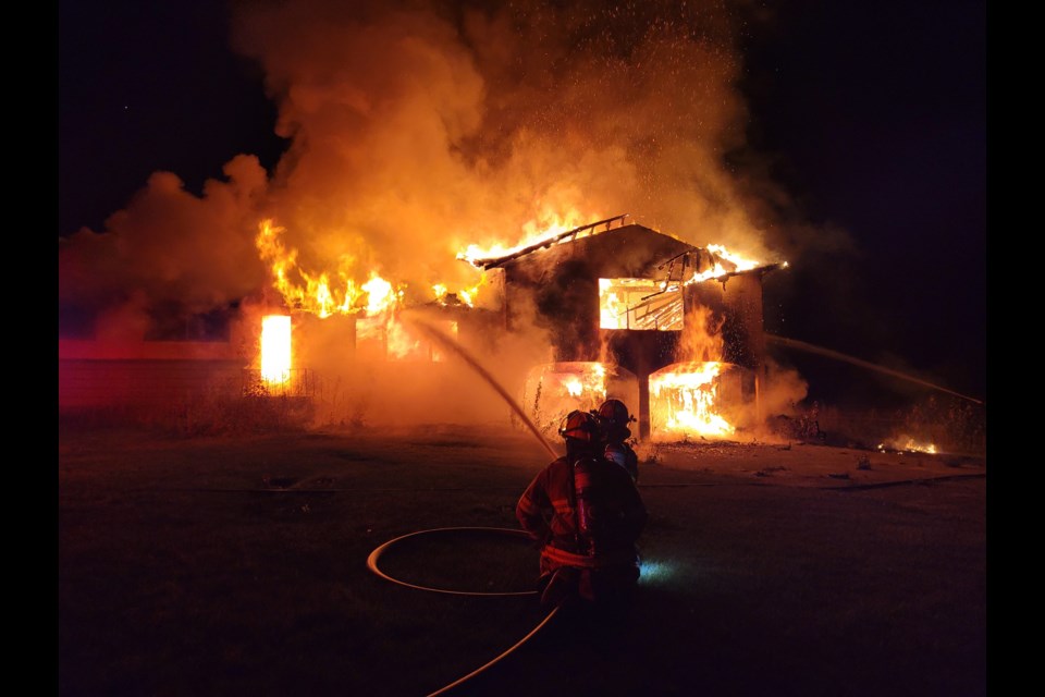 At around 11:30 p.m. on Oct. 10, the St. Paul Fire Department responded to a fire at an abandoned home at Highway 881. The fire is suspicious and is currently being investigated.