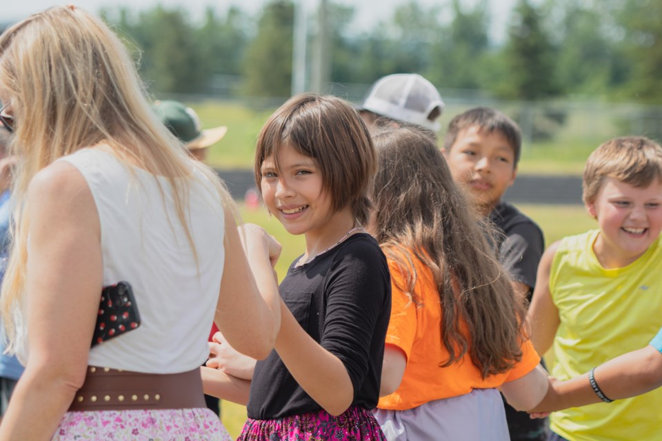 On June 16, the St. Paul Regional High School, Glen Avon School, and the St. Paul Alternate Education Centre held a round dance to celebrate National Indigenous Peoples Day.