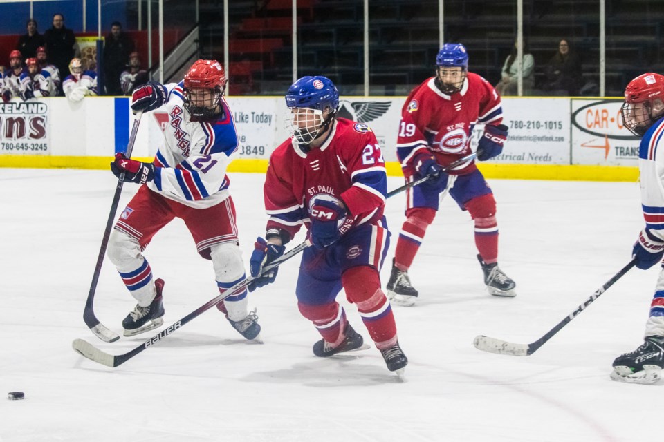 The St. Paul Jr B Canadiens played its last home game of the regular season on Jan. 31 against the Vegreville Rangers.