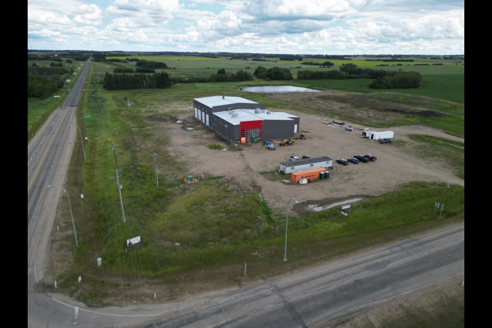 The new building for Caouette & Sons Implements is located at the corner of Highway 29 and Highway 881, east of St. Paul.