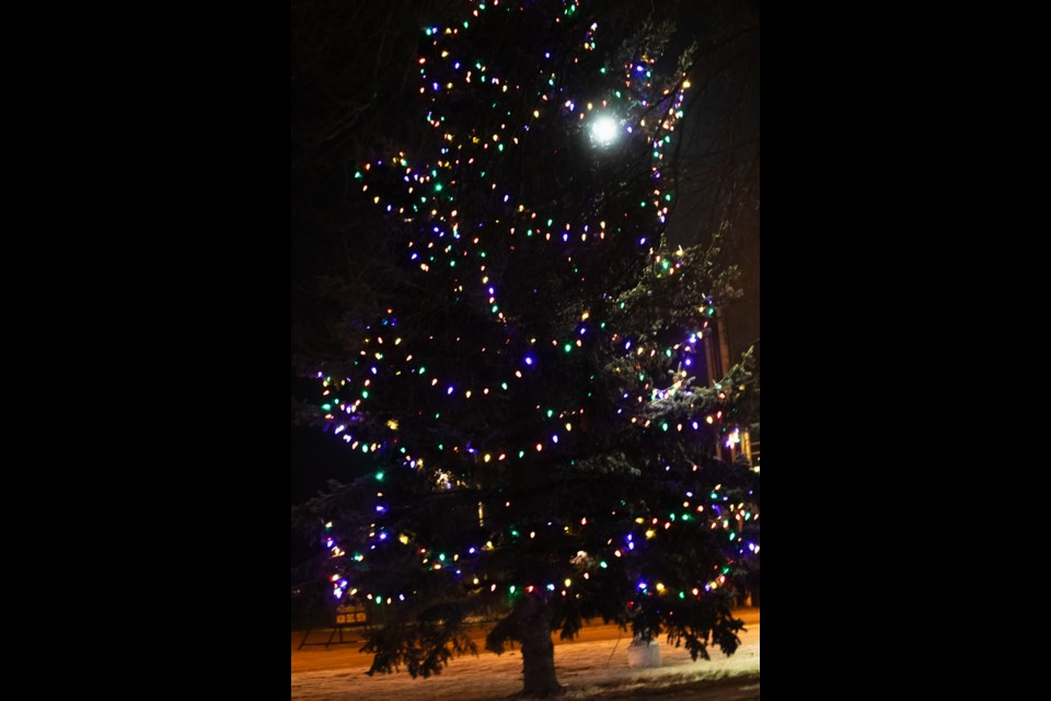 Light up top the tree