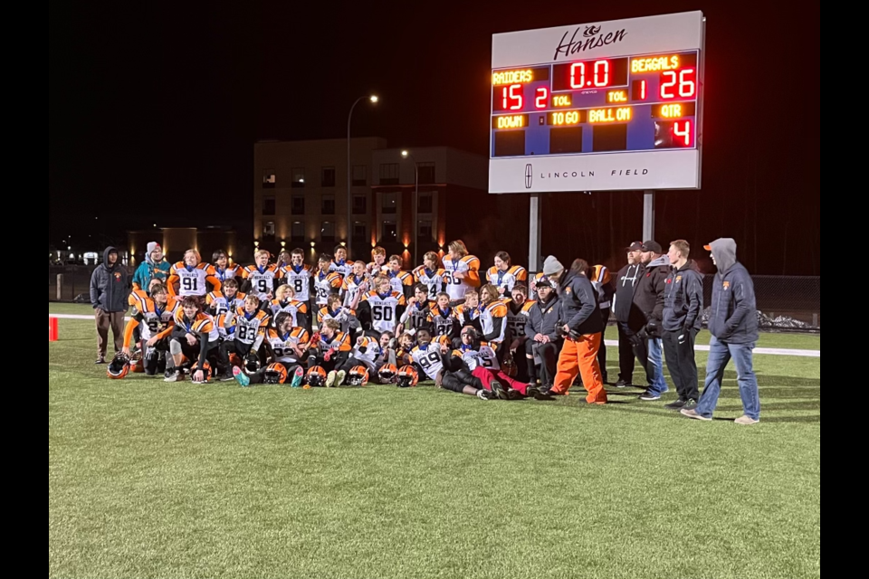 St. Paul Bengals claimed another provincial title on Nov. 9.