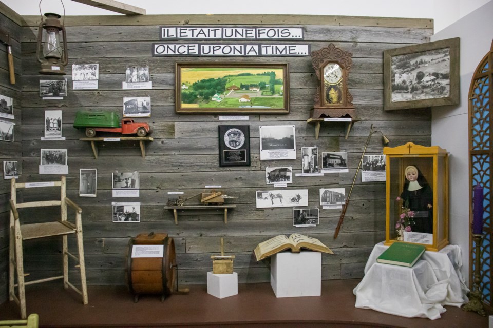 Items from St. Vincent depicting the community's history make up the newest display at the St. Paul Museum. 