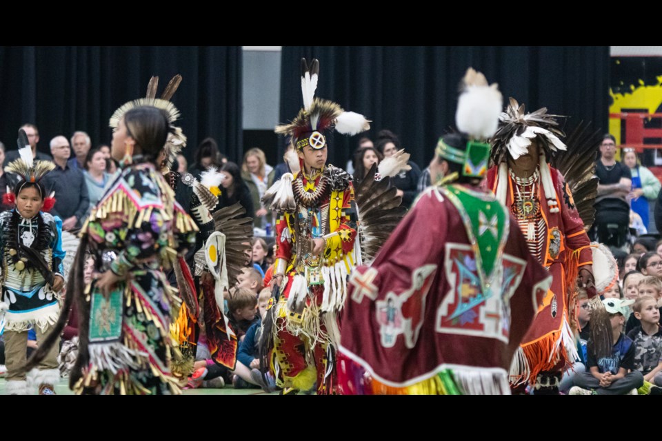 Clad in their regalia, the dancers moved to the beating of music and drum during the National Indigenous Peoples Day on June 21 at the Bonnyville and District Centennial Centre (C2).