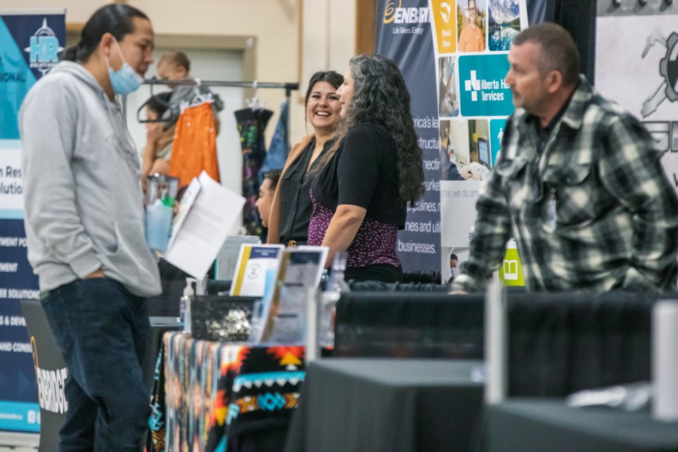 On Oct. 12, the Saddle Lake Cree Nation held its first career fair in St. Paul at the Rec Centre.