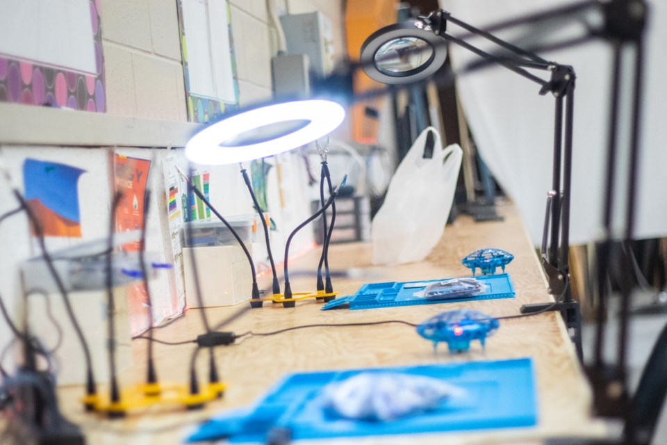 The St. Paul & District STEAM Society (SPDSS) revealed the Innovation Lab at Portage College's St. Paul campus during the Lakeland's first Interdistrict Science Fair on April 4, 2023. The STEAM lab was made possible in collaboration with Portage.