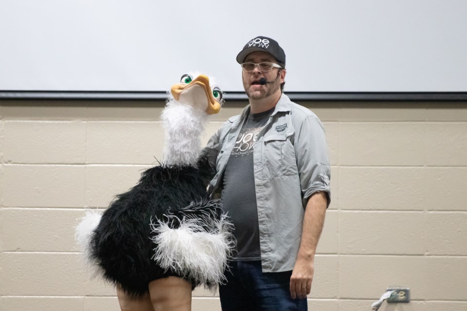 From a singing bird to magic, the St. Paul Recreation Centre was full of laughter on Oct. 19 as the Joe Show came into town.