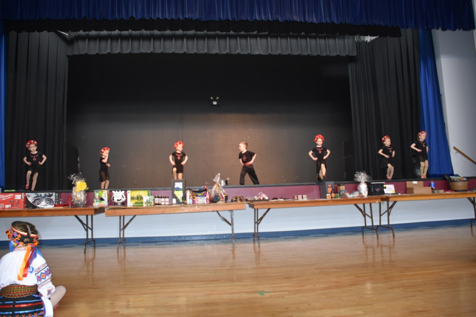 Vilna Veselka Dancing Club performed dances originating from various Ukrainian regions during its annual Perogy Supper fundraiser at the Vilna Cultural Centre on April 2.