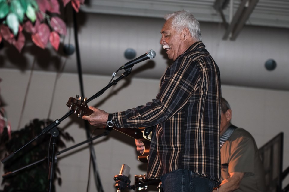 Hinano Rosa also sings a song during a live music event the MNFC hosted on March 2024.