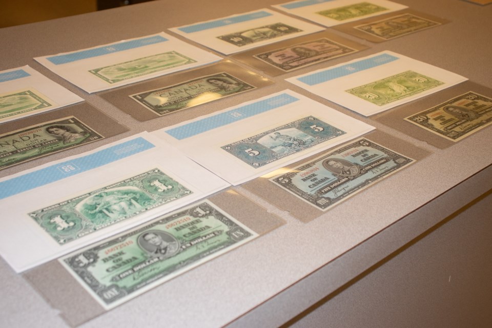 A collection of Canadian bills from the 1930s will be the main item at the upcoming Haying in the 30's auction on Aug. 2.